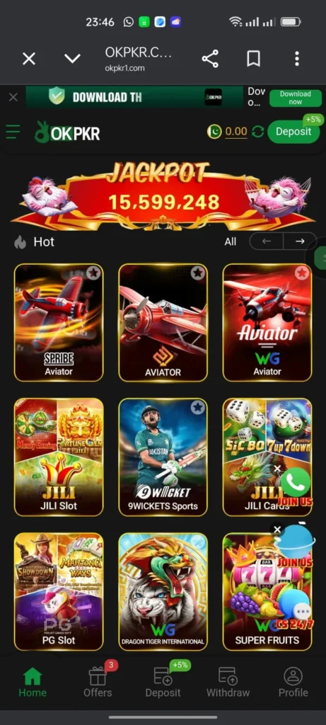 OKpkr Game WIN