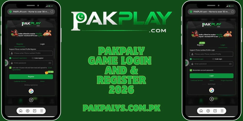 Pakplay Game Login And Register